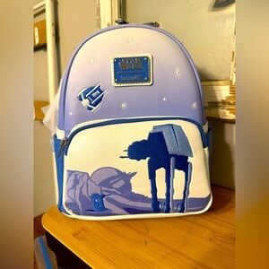 Disney Parks 2025 Star Wars Hoth Collection Mini Backpack Loungefly NWT